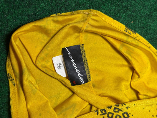 Yellow stirup high-waisted Leggings