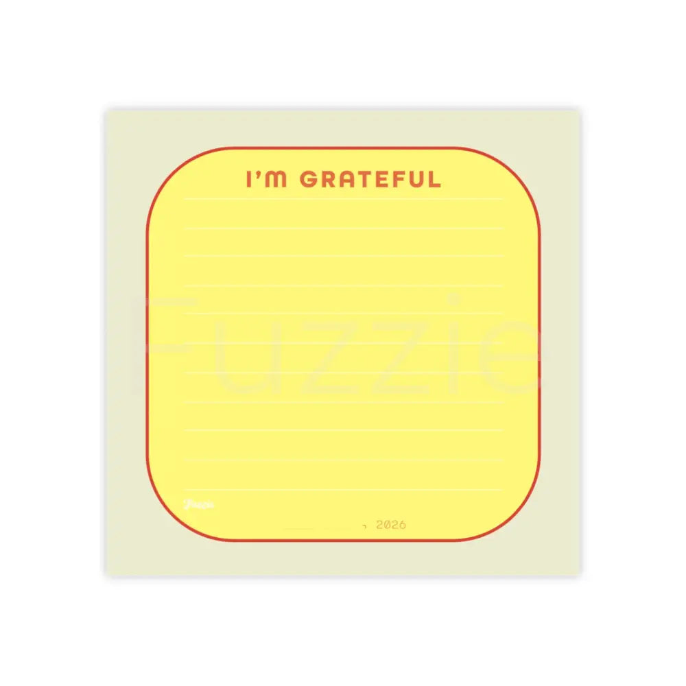 Gratitude Post-it® Note Pads - 4’’ x 4’’ - Paper products