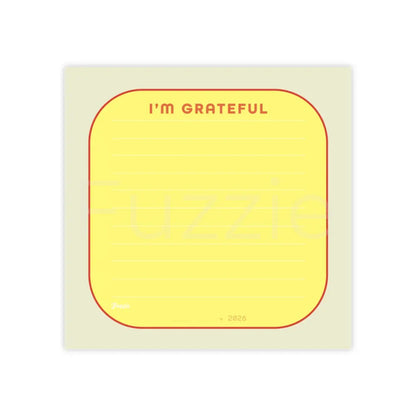 Gratitude Post-it® Note Pads - 4’’ x 4’’ - Paper products