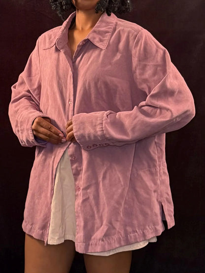 Soft Blush Button-down