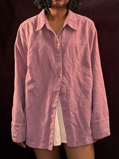 Soft Blush Button-down