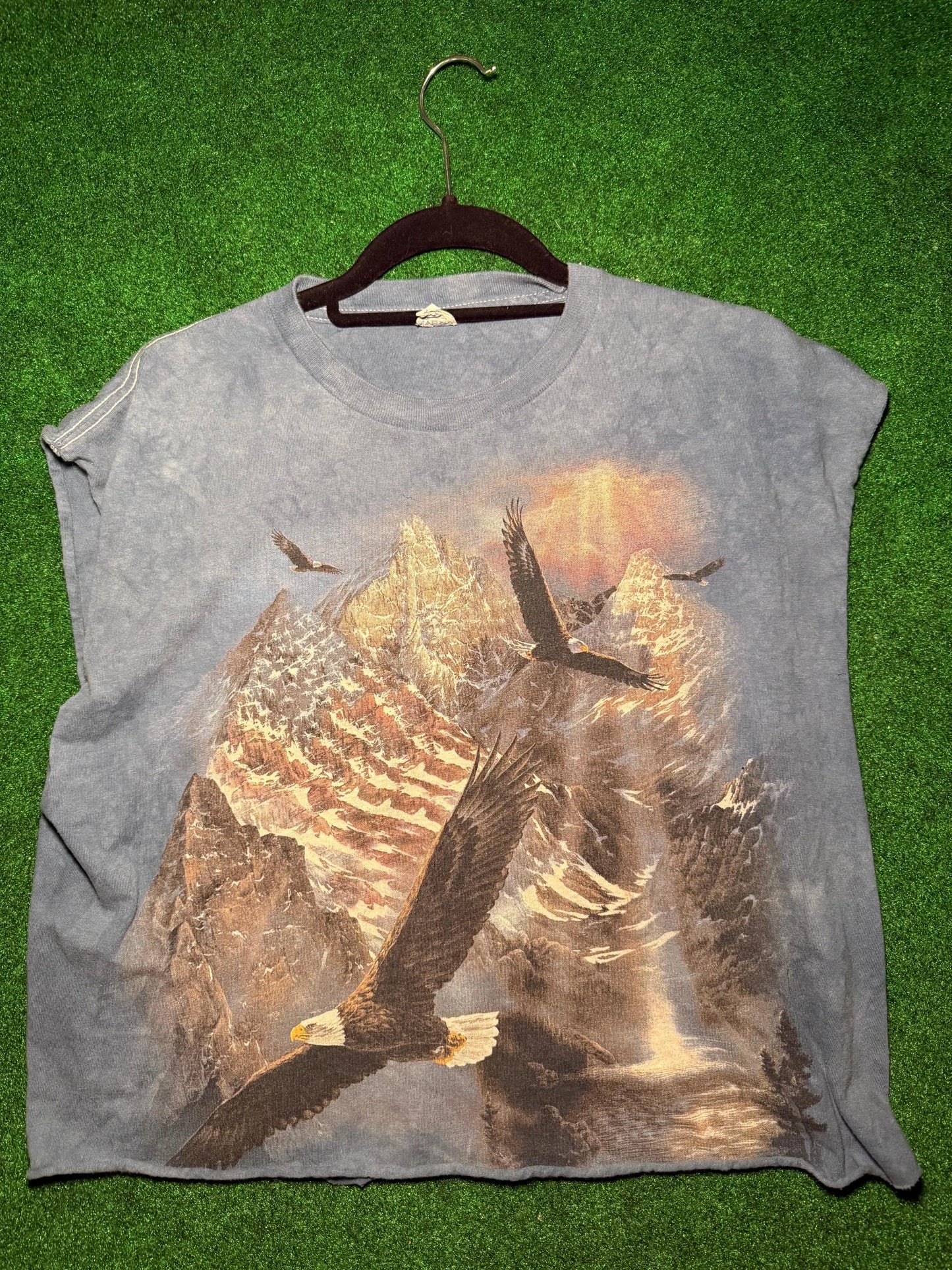 American AF vintage cut off T-shirt