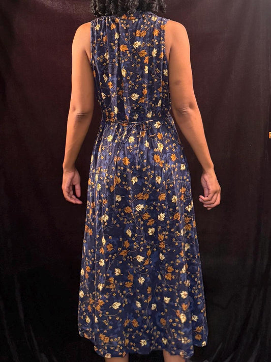 Long autumn button down dress