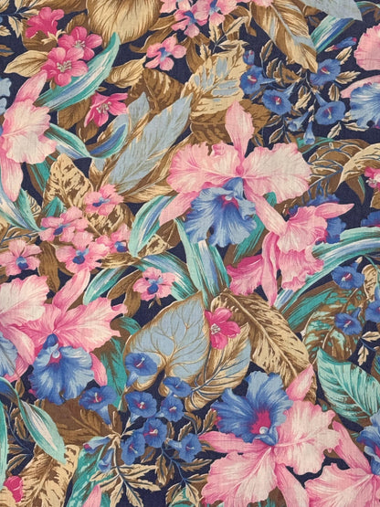 Floral print 80s Cabrais button up Shirt