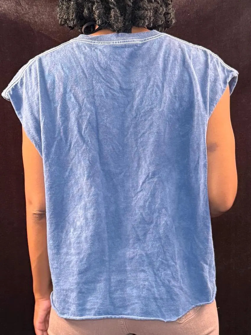 American AF vintage cut off T-shirt