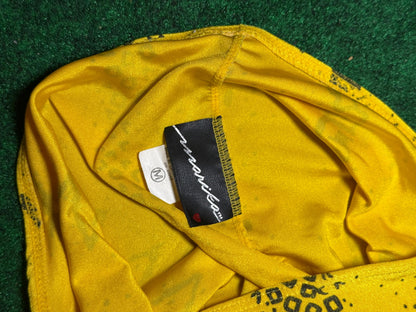Yellow stirup high-waisted Leggings