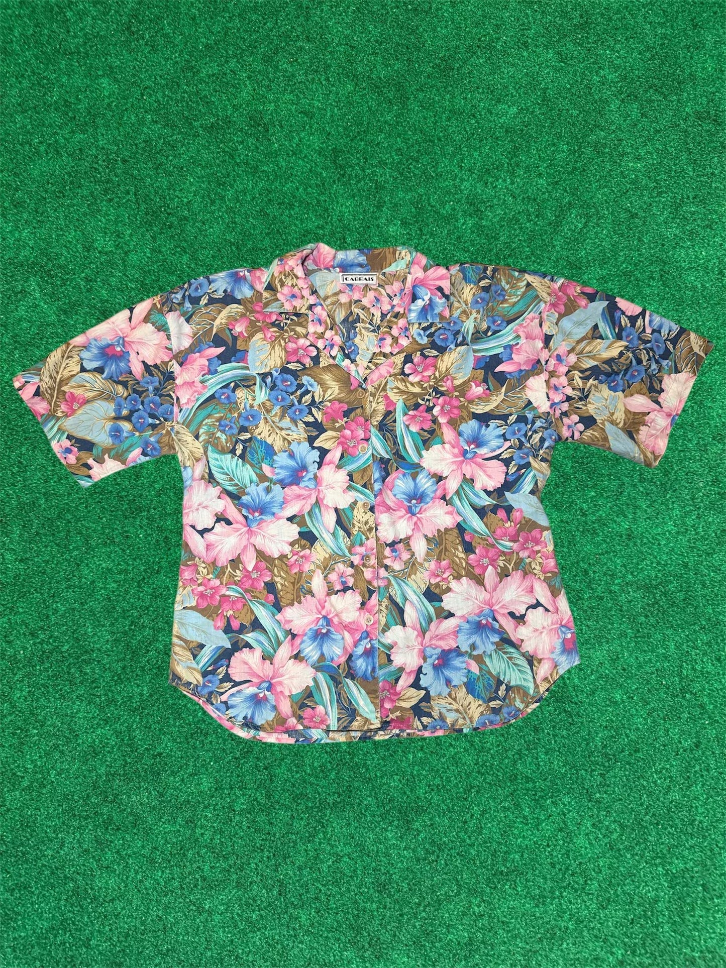 Floral print 80s Cabrais button up Shirt