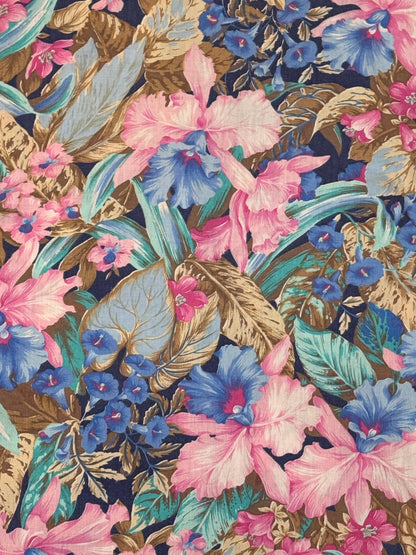 Floral print 80s Cabrais button up Shirt