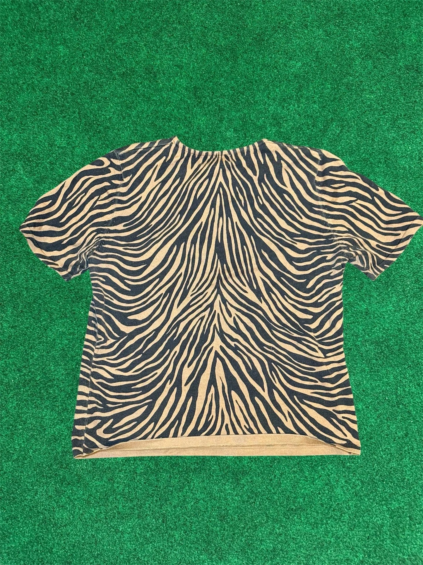 Top de punto con estampado de tigre Style & Co