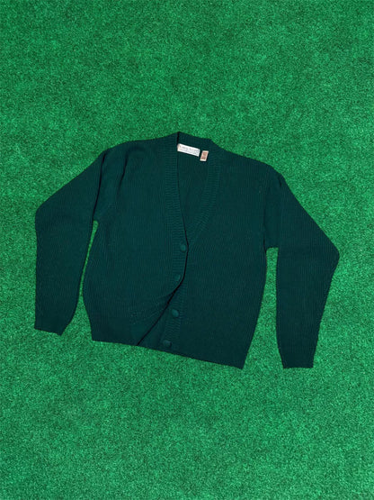 Karen Scott  Forest Green knit cardigan