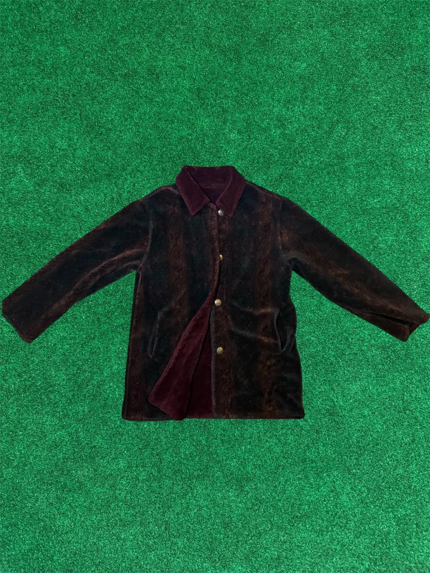 ALPINE STUDIO Reversible Plush Faux Fur Coat