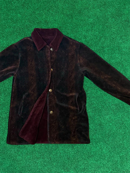 ALPINE STUDIO Reversible Plush Faux Fur Coat