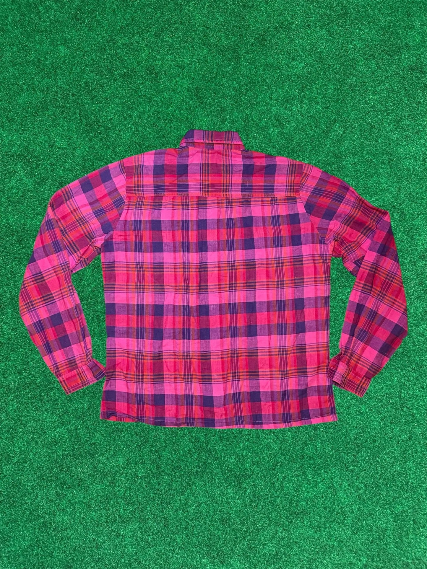 CYRK Bright Plaid Button up