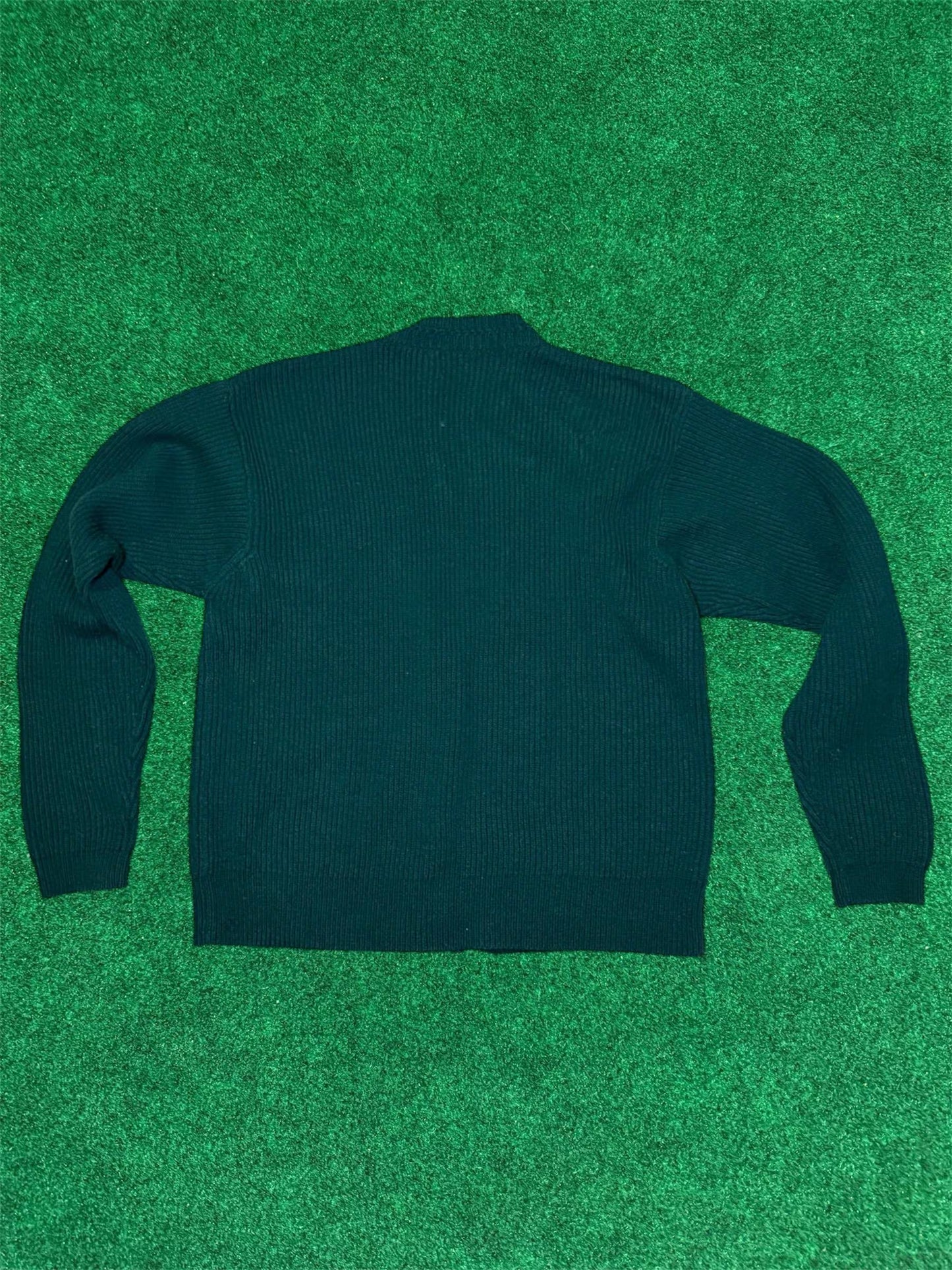Karen Scott  Forest Green knit cardigan