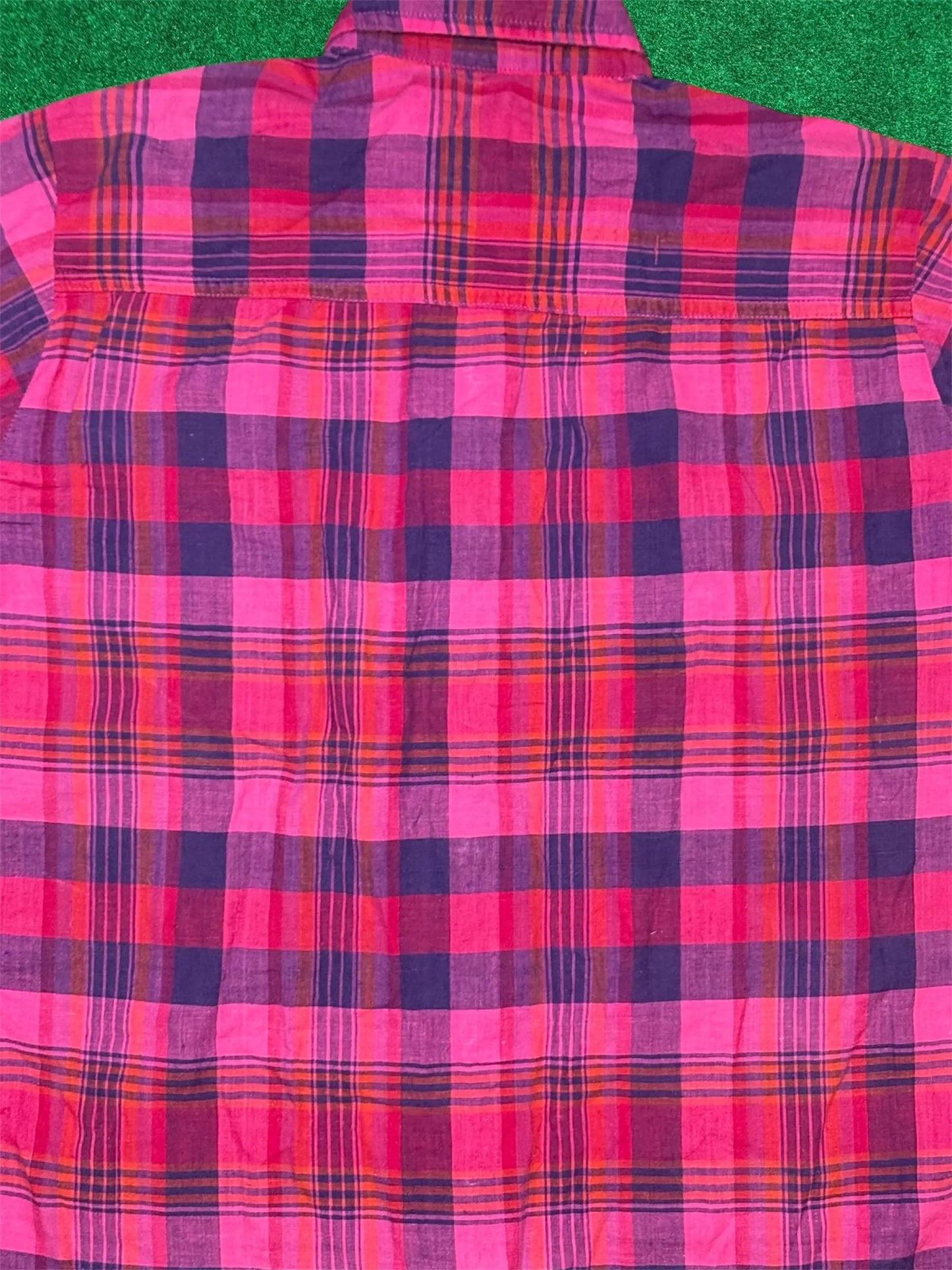 CYRK Bright Plaid Button up
