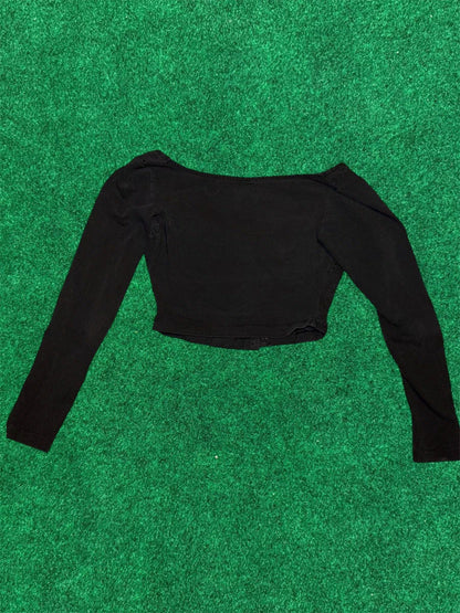 Rare Victoria Secret Long Sleeve Bustier Cop Top