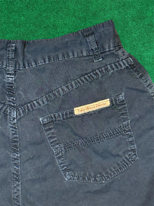 SISLEY high-waisted cotton shorts