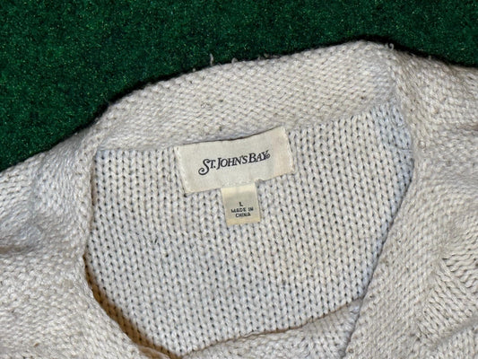 Soft Cable Knit Creme Sweater