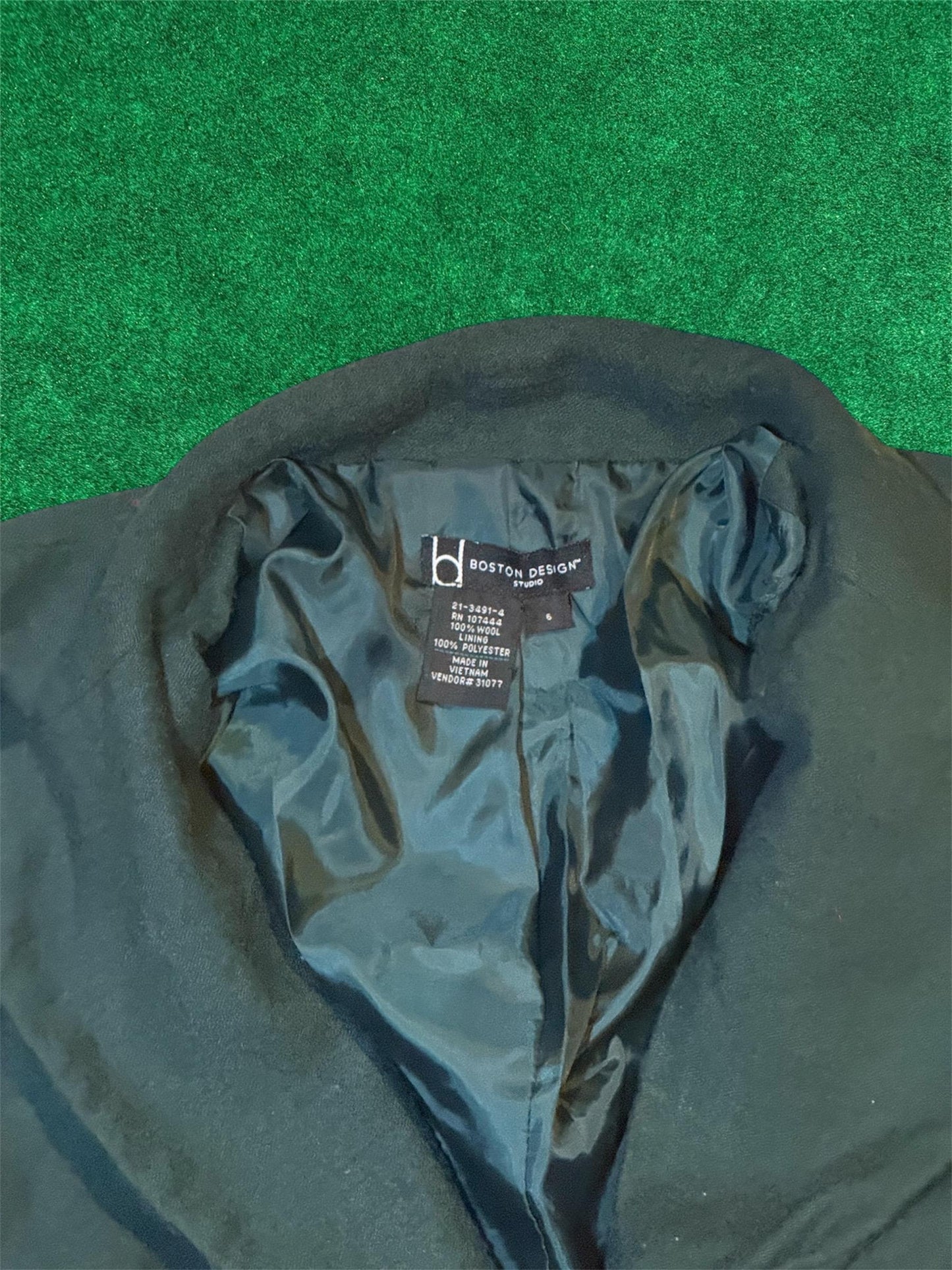 Forest Green Wool Blazer