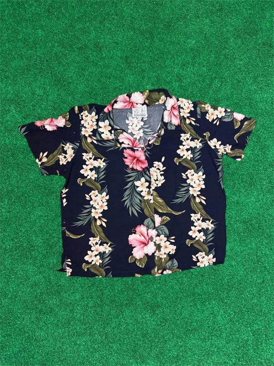 Young Hawaii Tropical Hibiscus Shirt