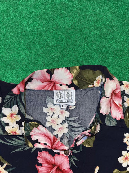 Young Hawaii Tropical Hibiscus Shirt